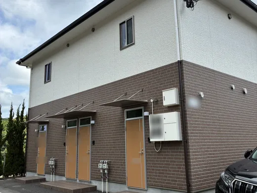 外壁洗浄の後の建物